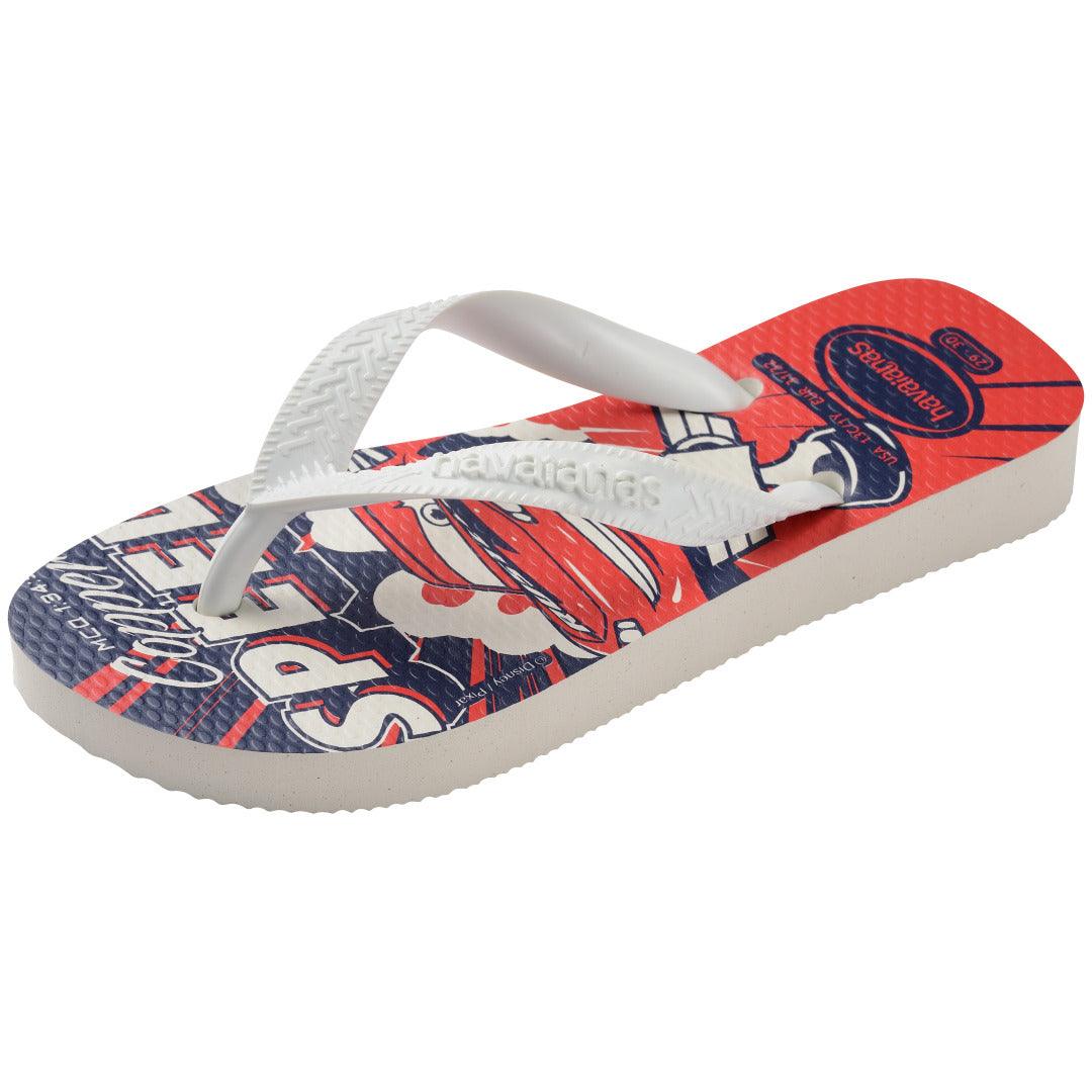 Chinelo Havaianas Kids Cars - Branco
