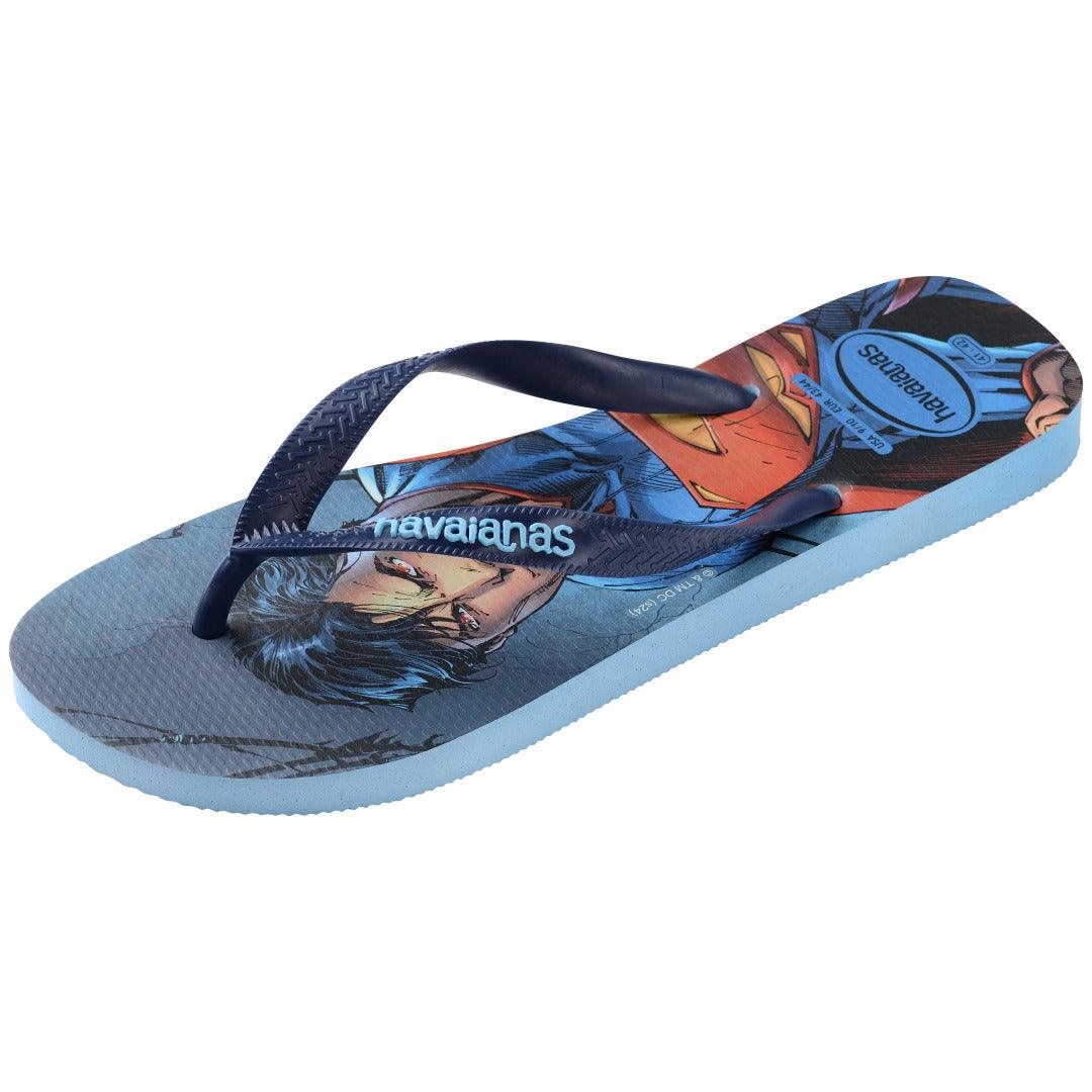 Chinelo Havaianas Top Heróis DC - Azul Lavanda
