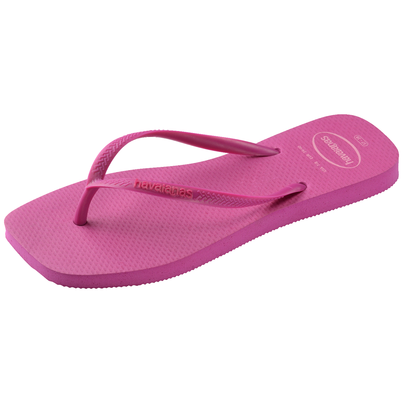 Chinelo Havaianas Slim Square Logo Pop Up