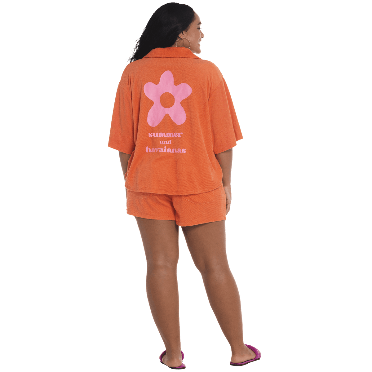 Camisa Havaianas Atoalhada - Laranja