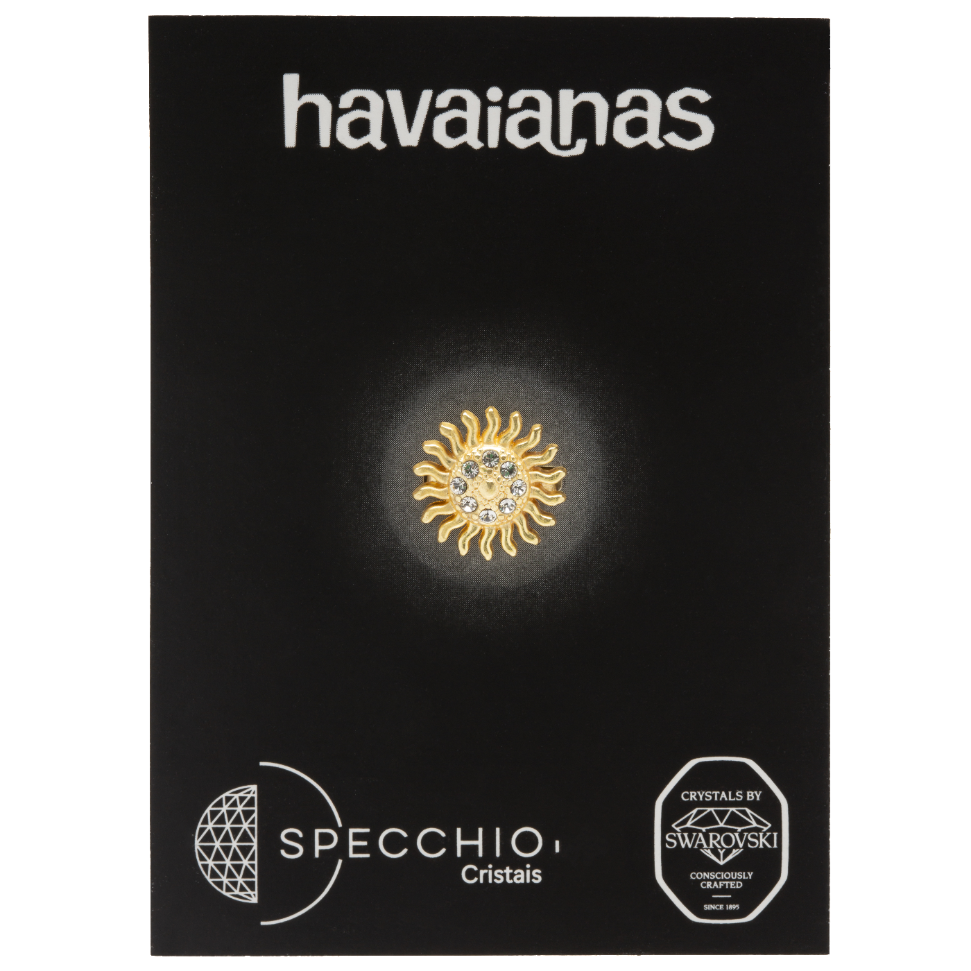 Pin Slim Havaianas Sol Swarovski