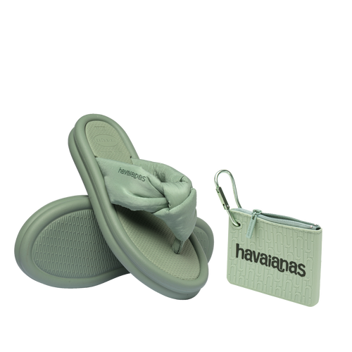 Kit Havaianas para elas: Over Puffed +Porta Cartão