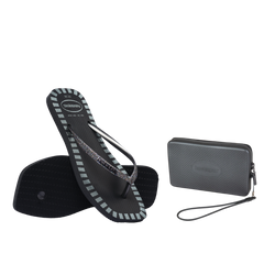Kit Havaianas Dia das Mães 2026: Square Glitter Countour + Mini Bag Metalica