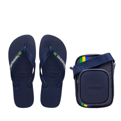 Kit Havaianas Brasil: Brasil Logo + Shoulder Bag Brasil
