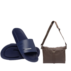 Kit Havaianas para Presente: Slide Zero + Bolsa Transversal