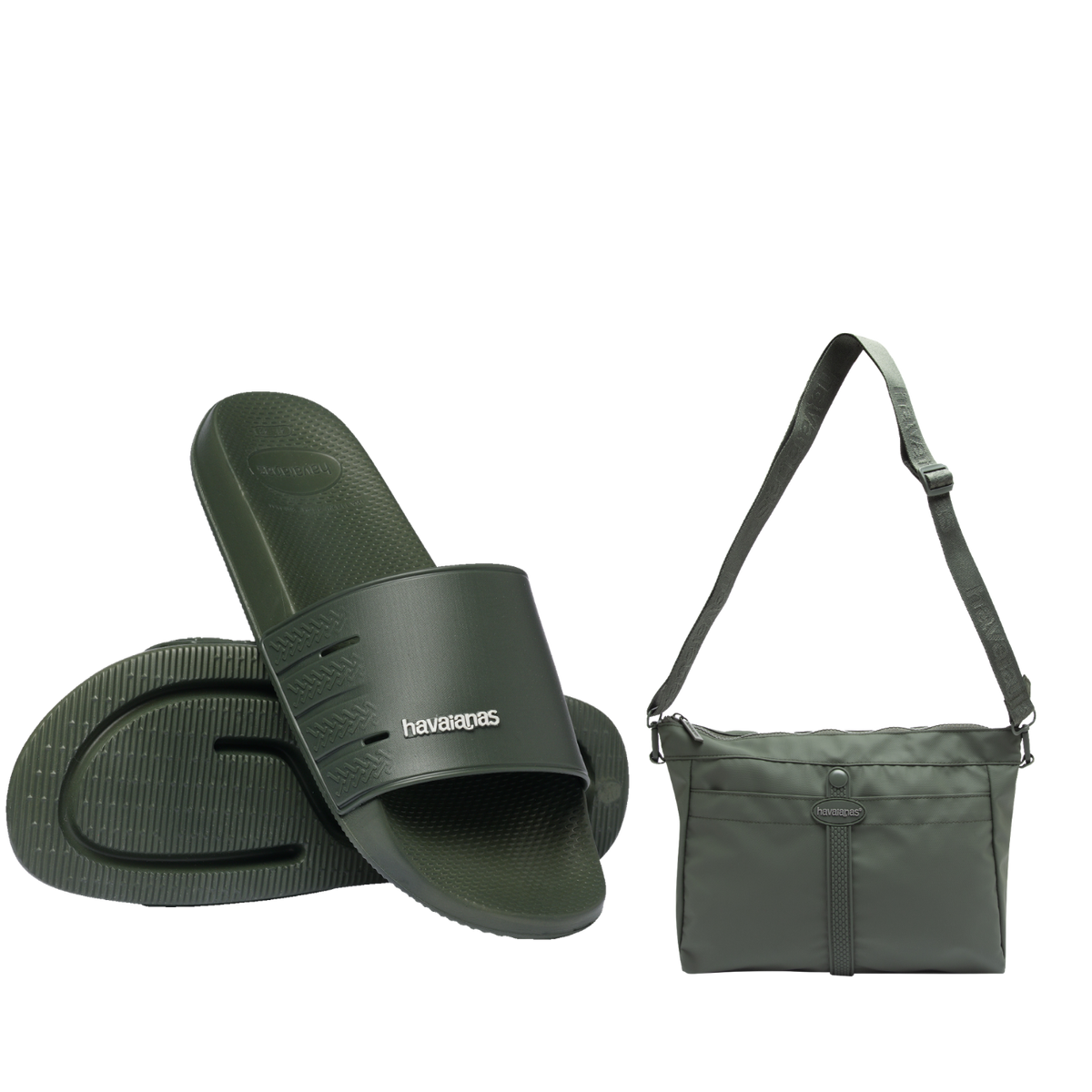 Kit Havaianas para Presente: Slide Zero + Bolsa Transversal