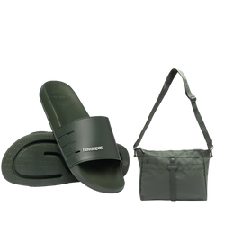 Kit Havaianas para Presente: Slide Zero + Bolsa Transversal