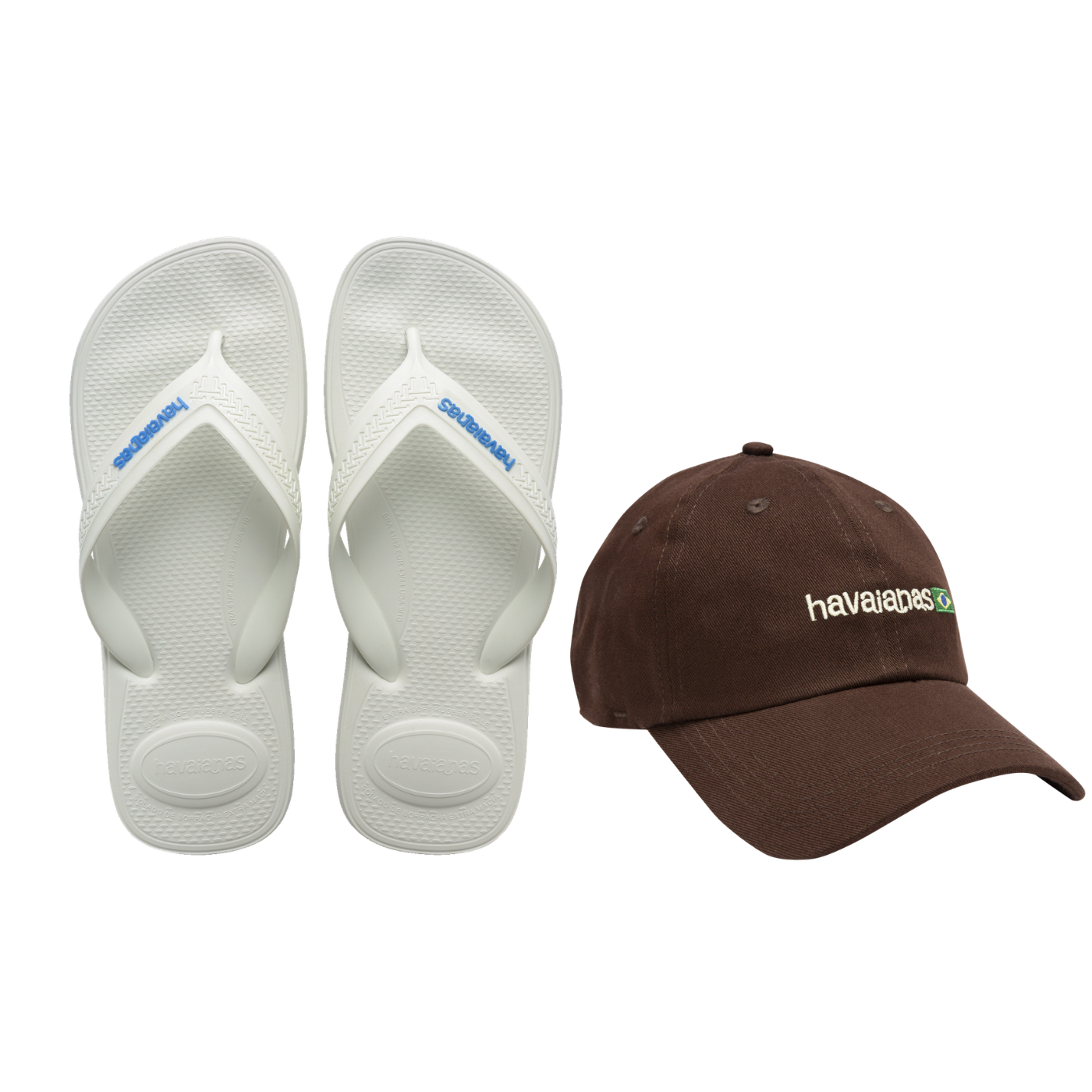 Kit Havaianas para eles: Max Confort + Boné
