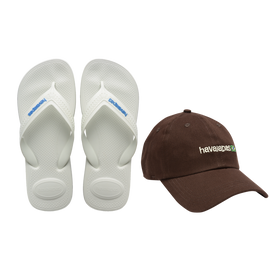 Kit Havaianas para eles: Max Confort + Boné