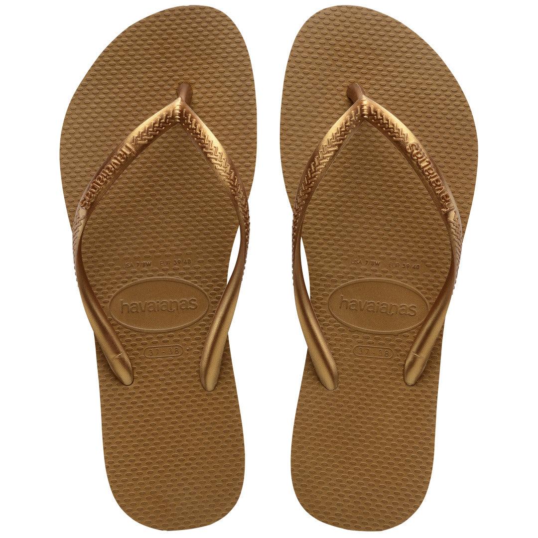 Chinelo Havaianas Slim - Bronze
