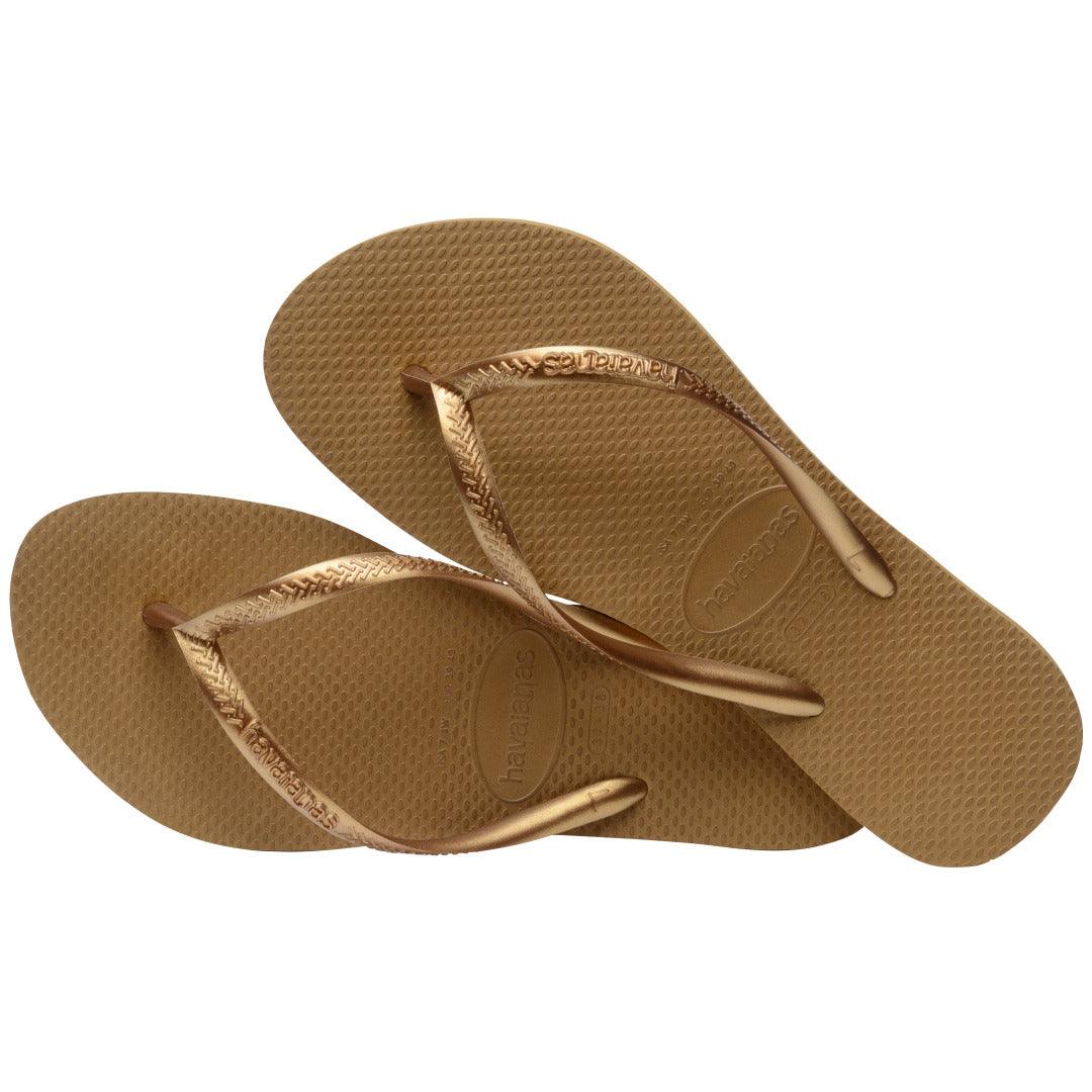 Chinelo Havaianas Slim - Bronze