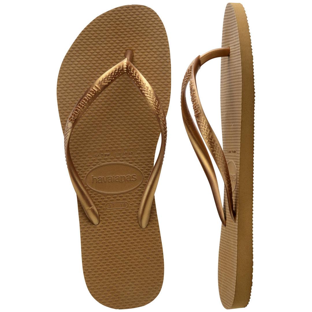 Chinelo Havaianas Slim - Bronze