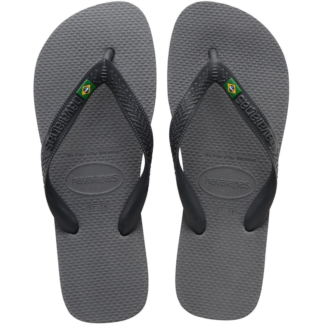 Chinelo Havaianas Brasil - Cinza Aço