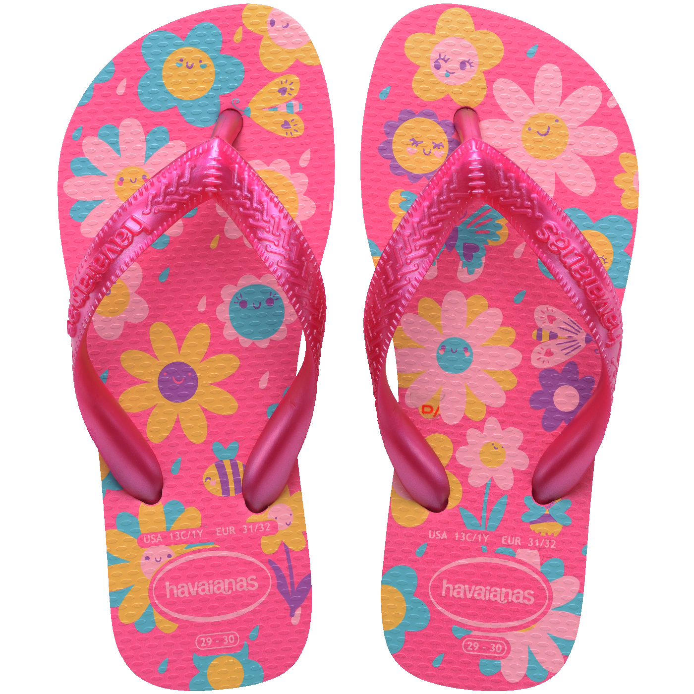 Chinelo Havaianas Infantil Flores