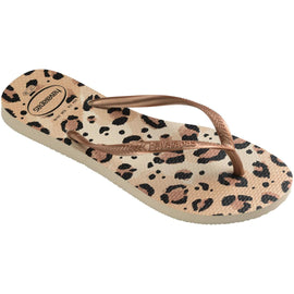 Chinelo Havaianas Slim Animals - Bege