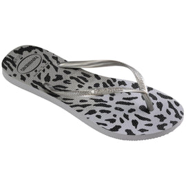 Chinelo Havaianas Slim Animals - Cinza