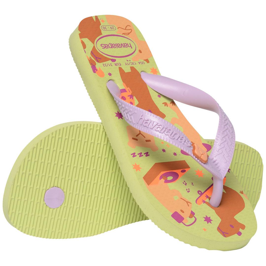 Chinelo Havaianas Infantil Fantasy - Verde Matcha