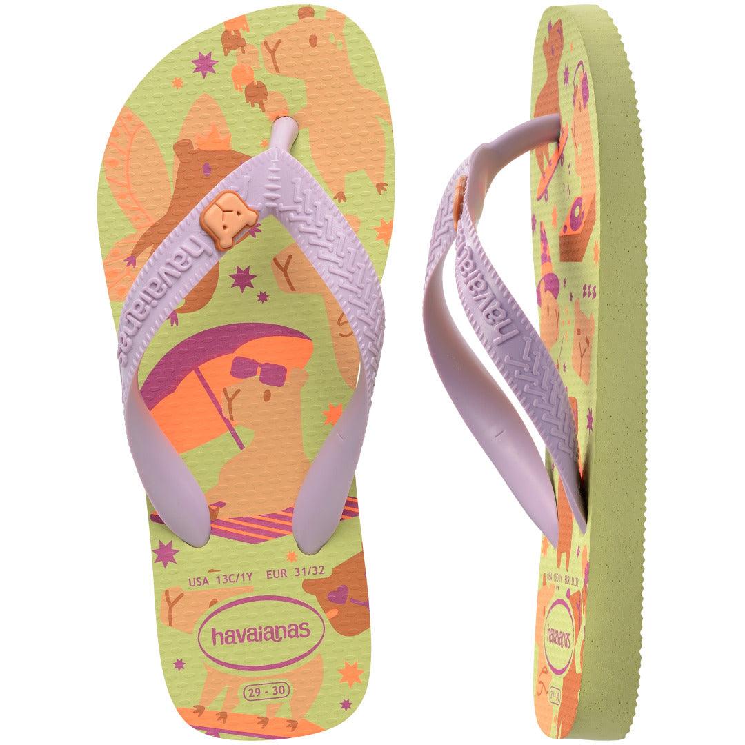 Chinelo Havaianas Infantil Fantasy - Verde Matcha