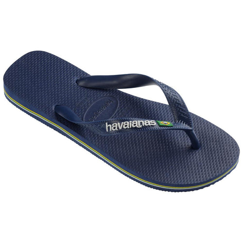 Chinelo Havaianas Brasil Logo - Marinho