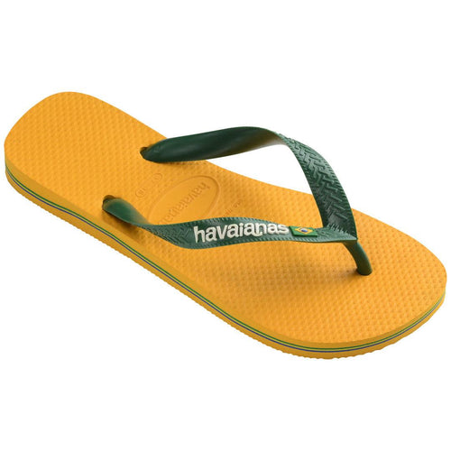 Chinelo Havaianas Brasil Logo - Amarelo Pop