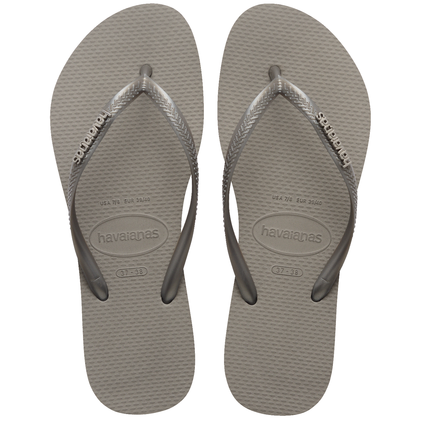 Chinelo Havaianas Slim Logo Metallic