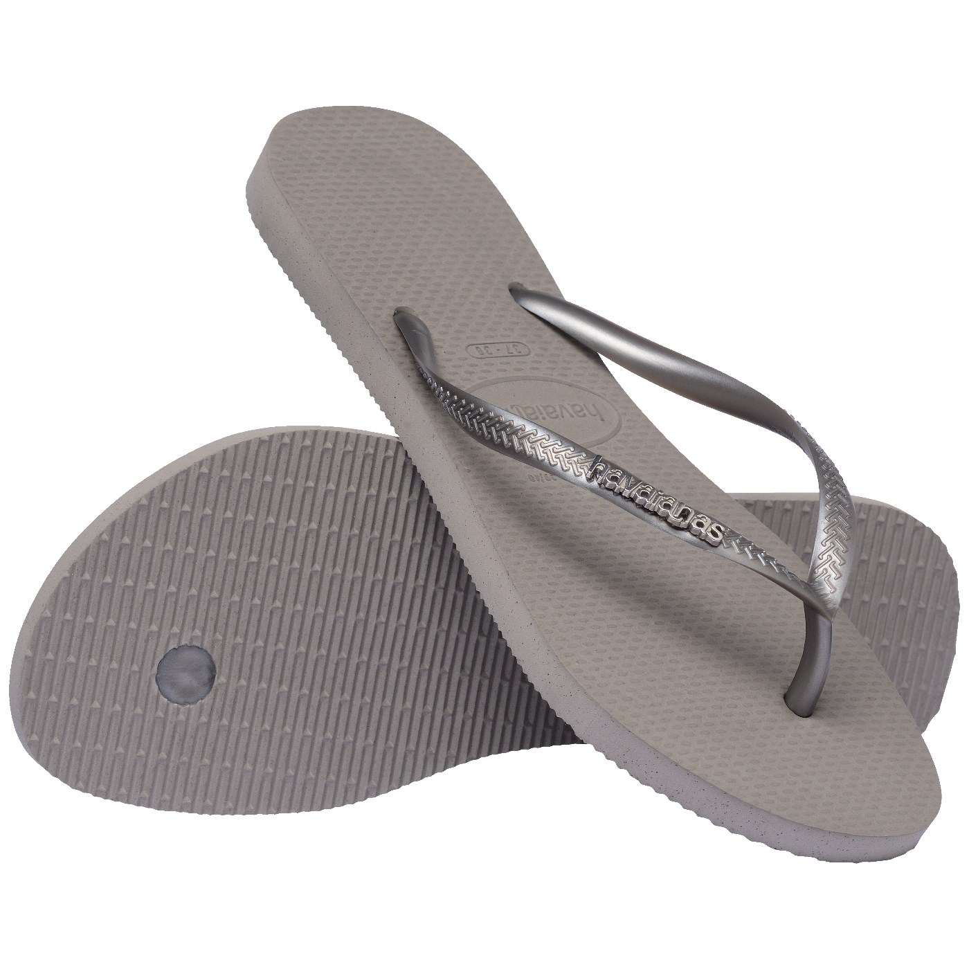 Chinelo Havaianas Slim Logo Metallic