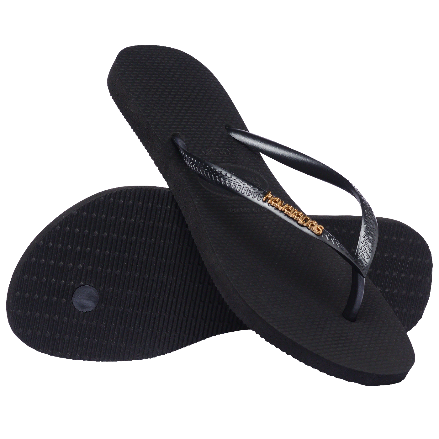 Chinelo Havaianas Slim Logo Metallic