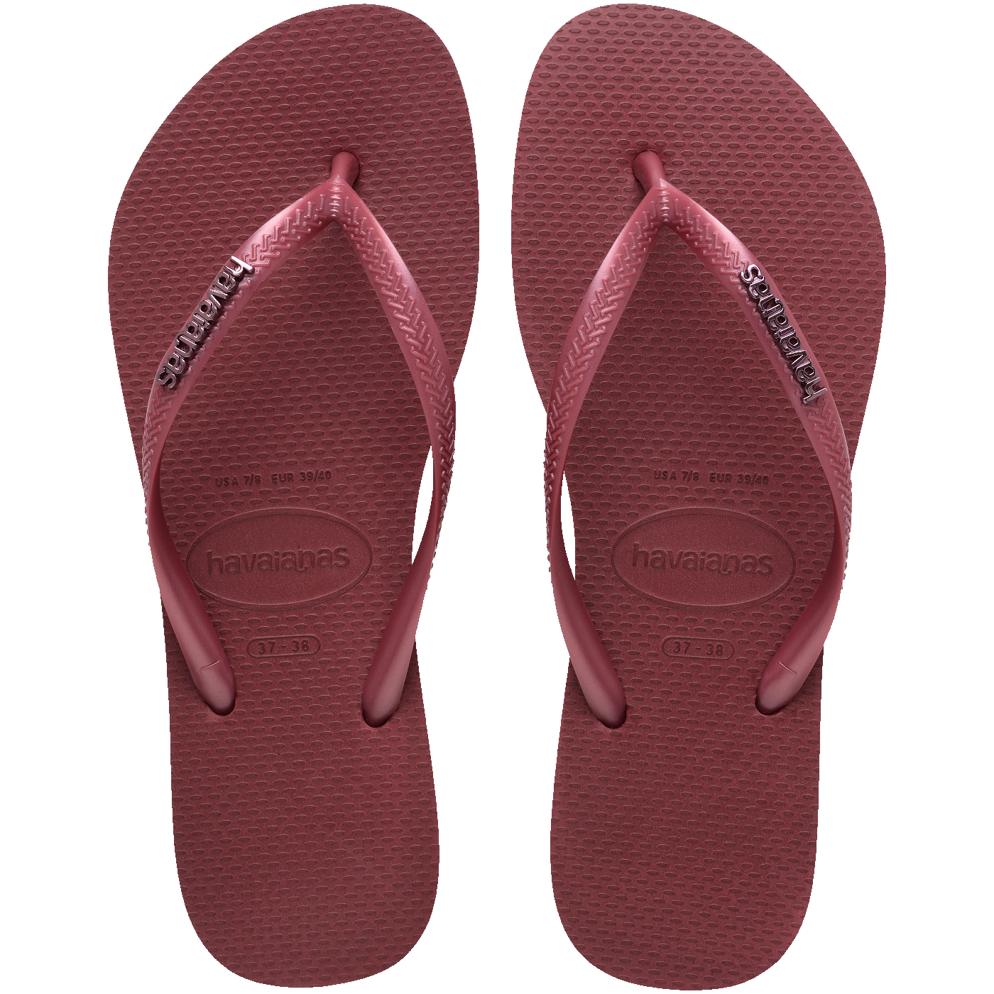 Chinelo Havaianas Slim Logo Metallic