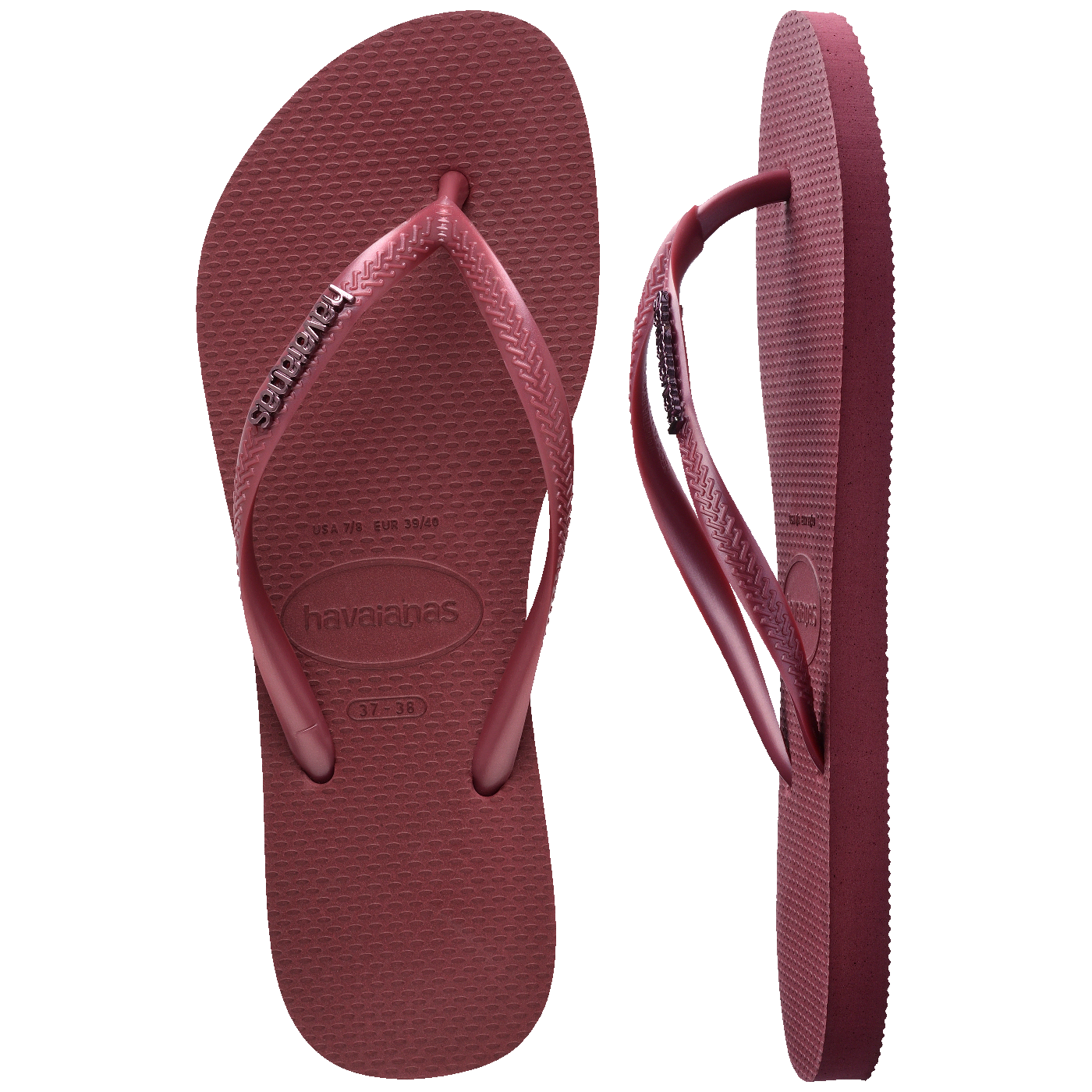 Chinelo Havaianas Slim Logo Metallic
