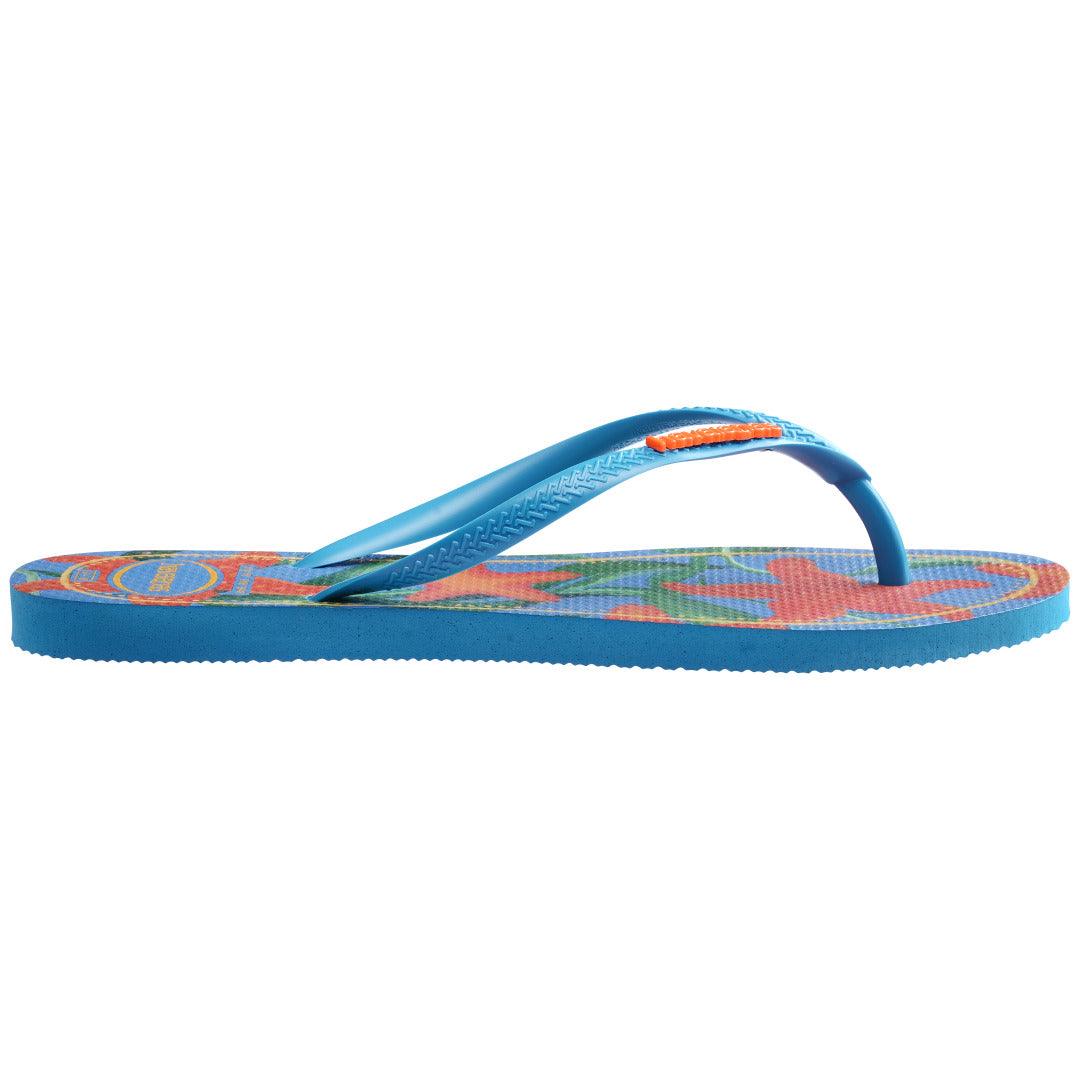 Chinelo Havaianas Slim Tropical - Turquesa