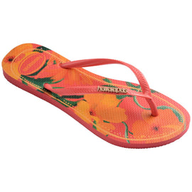 Chinelo Havaianas Slim Tropical - Coral Tropical