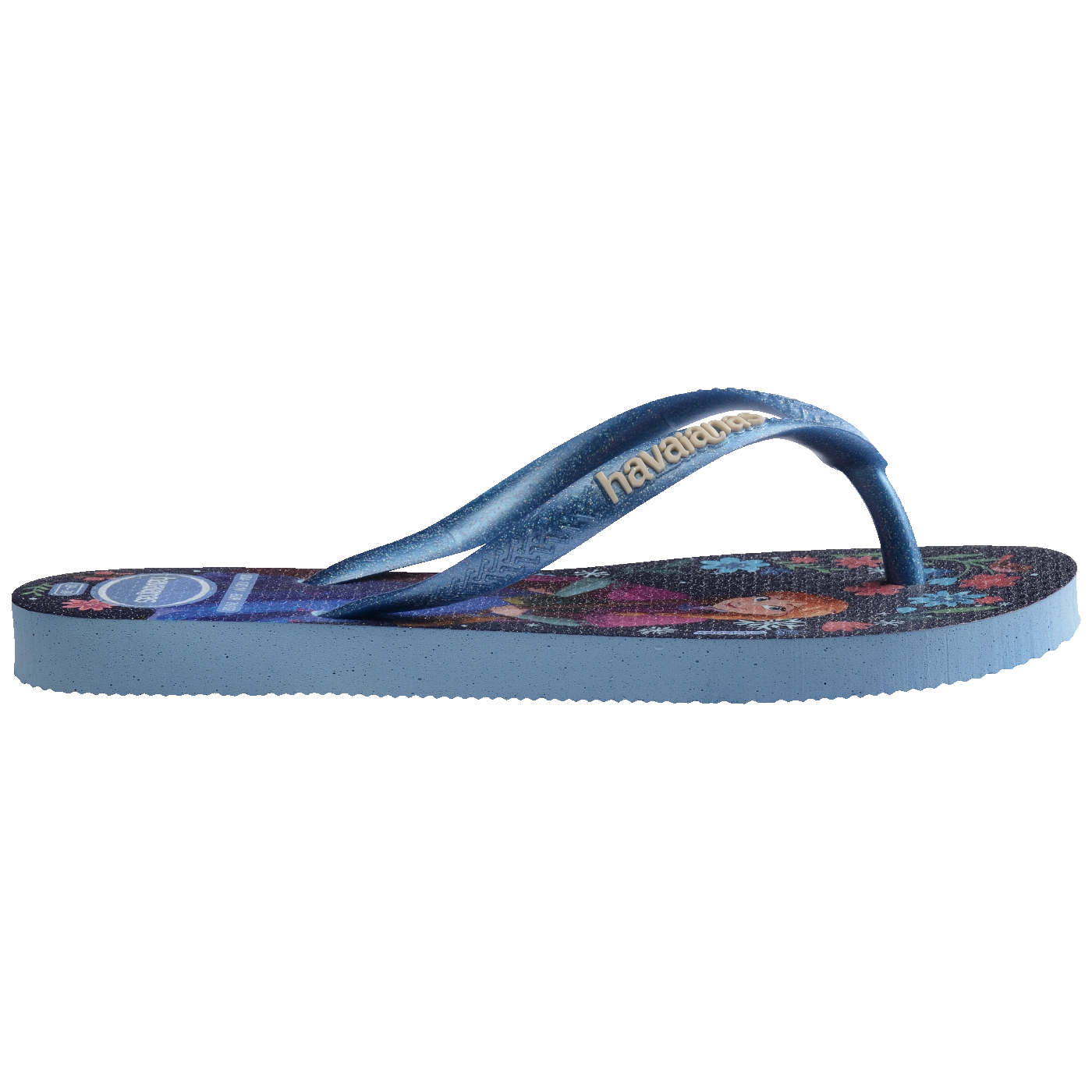 Chinelo Havaianas Infantil Slim Princesas Frozen