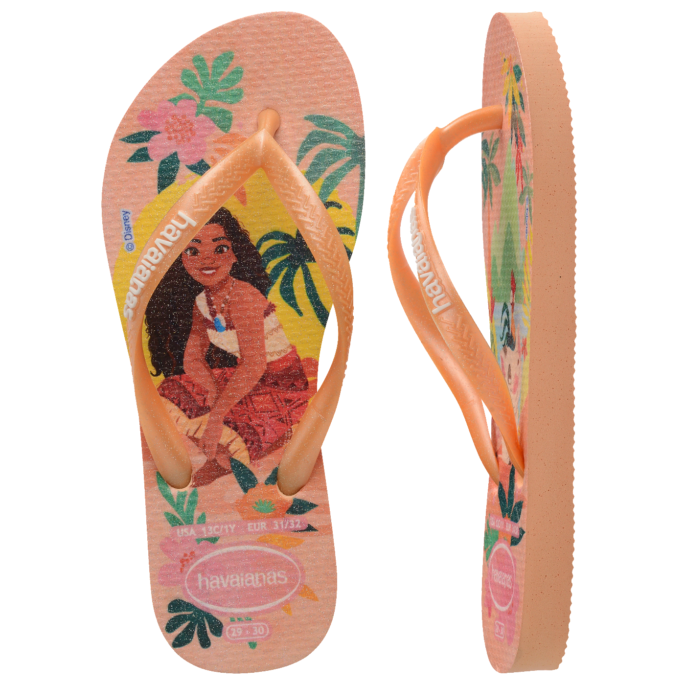Chinelo Havaianas Infantil Slim Princesas Moana