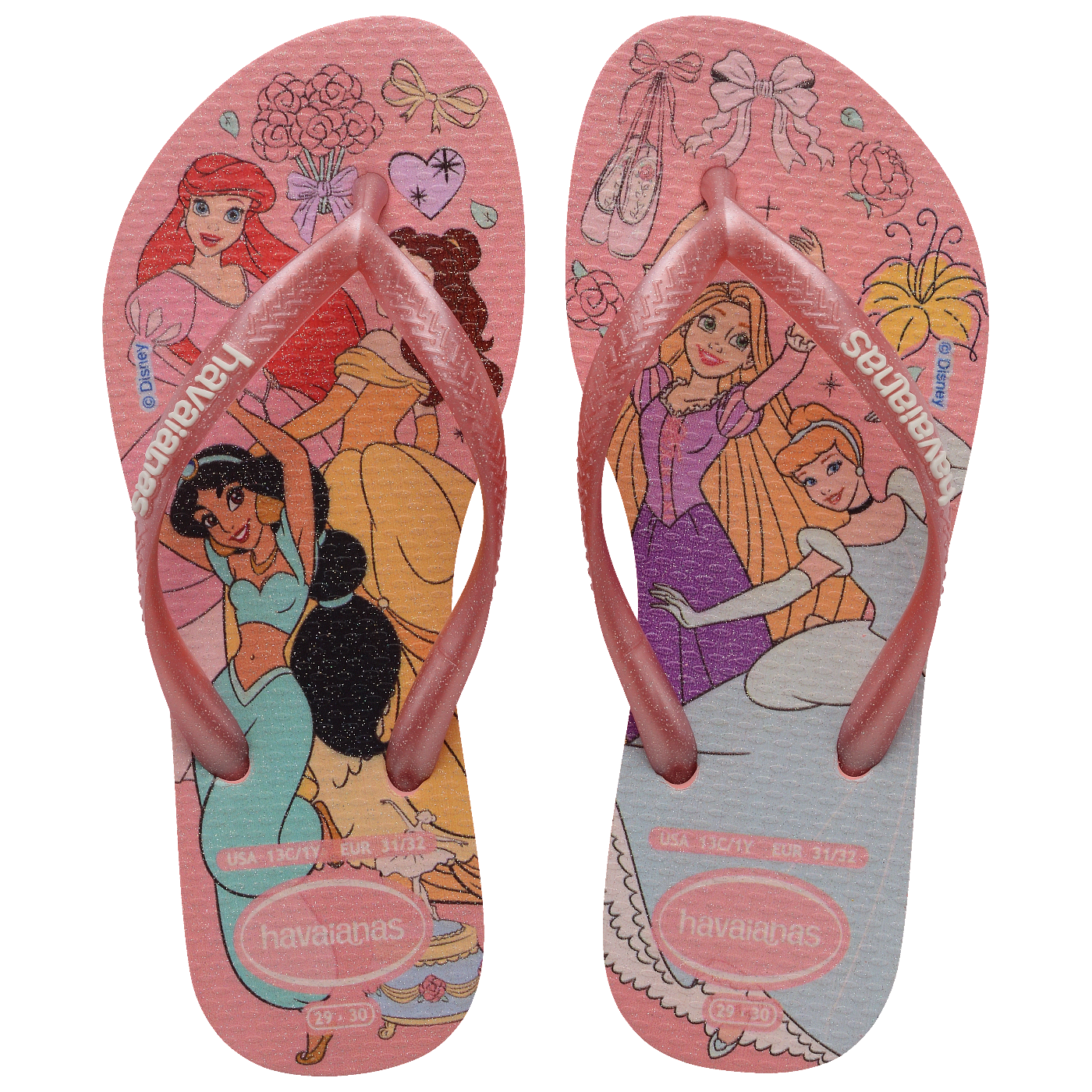 Chinelo Havaianas Infantil Slim Princesas