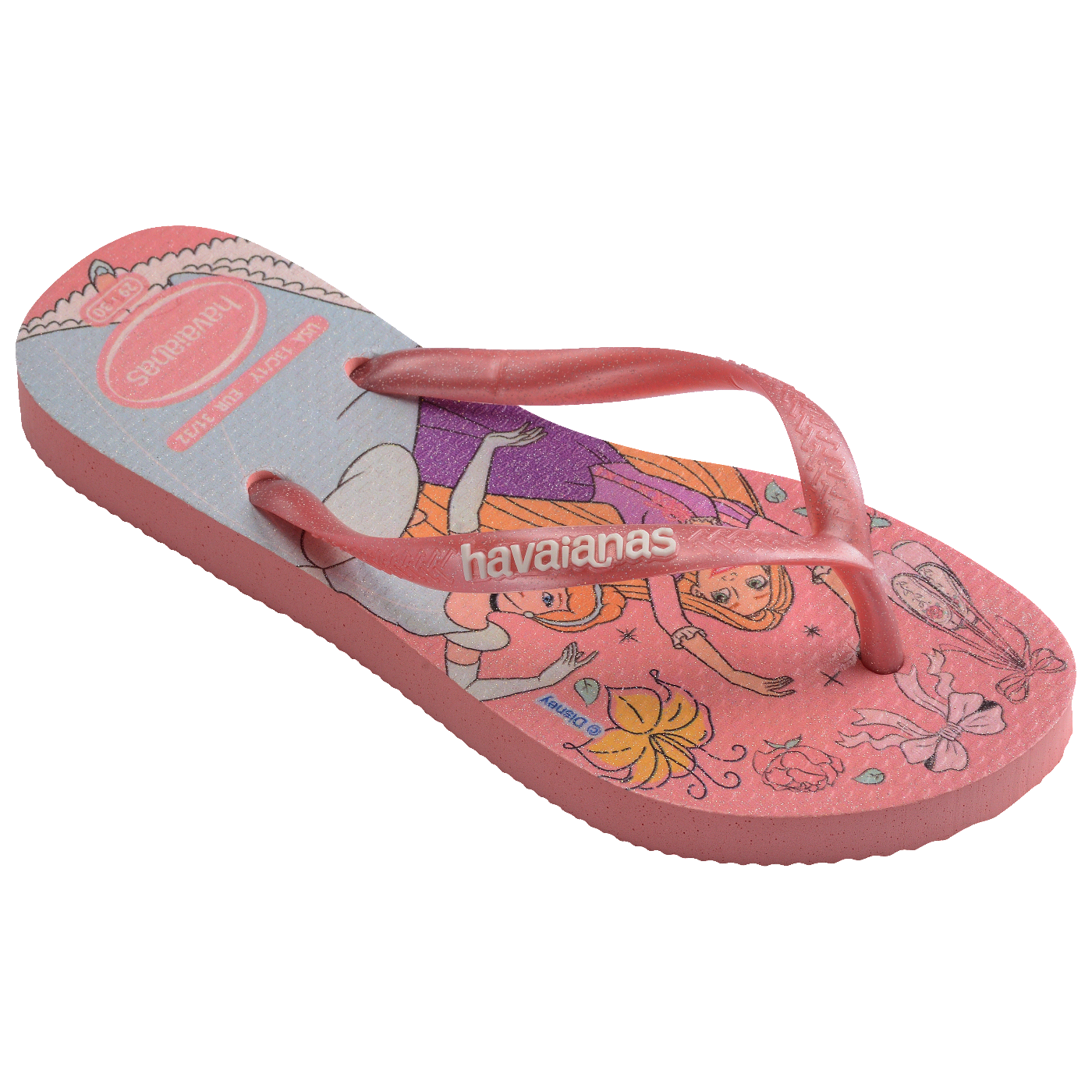 Chinelo Havaianas Infantil Slim Princesas