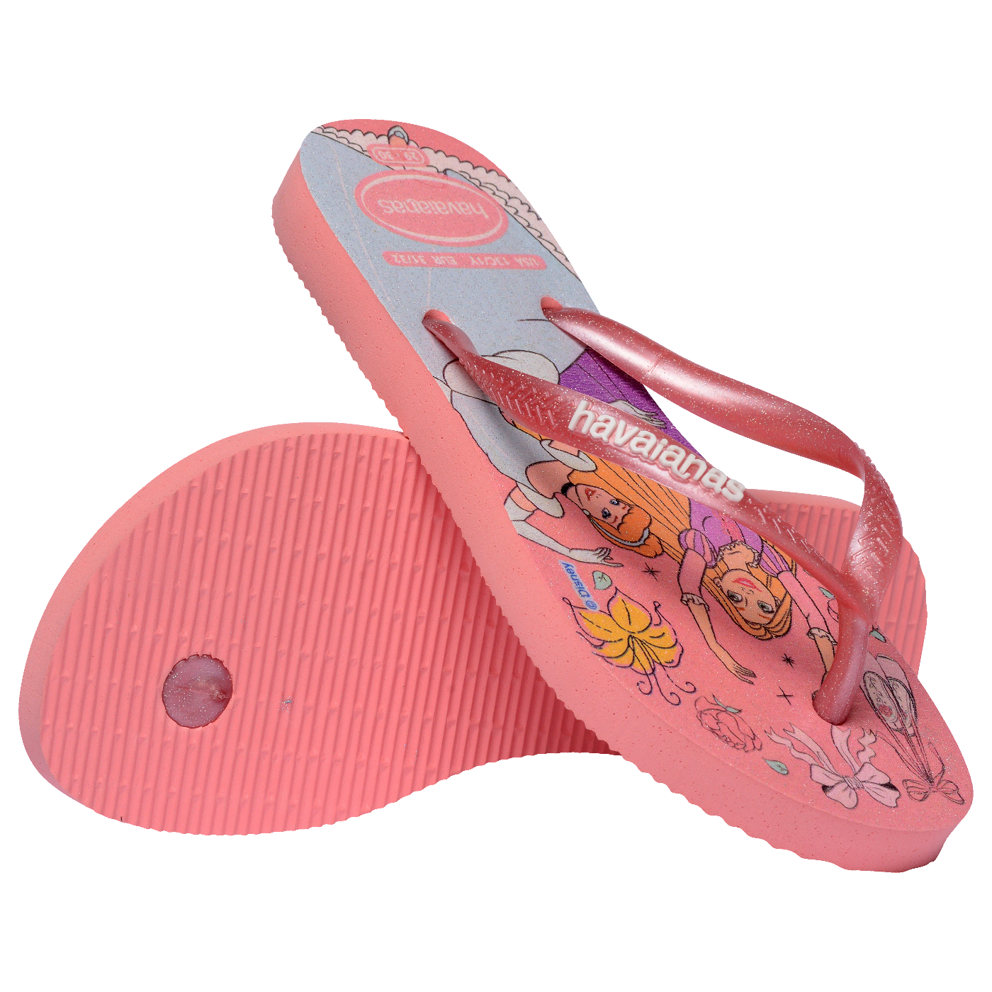 Chinelo Havaianas Infantil Slim Princesas