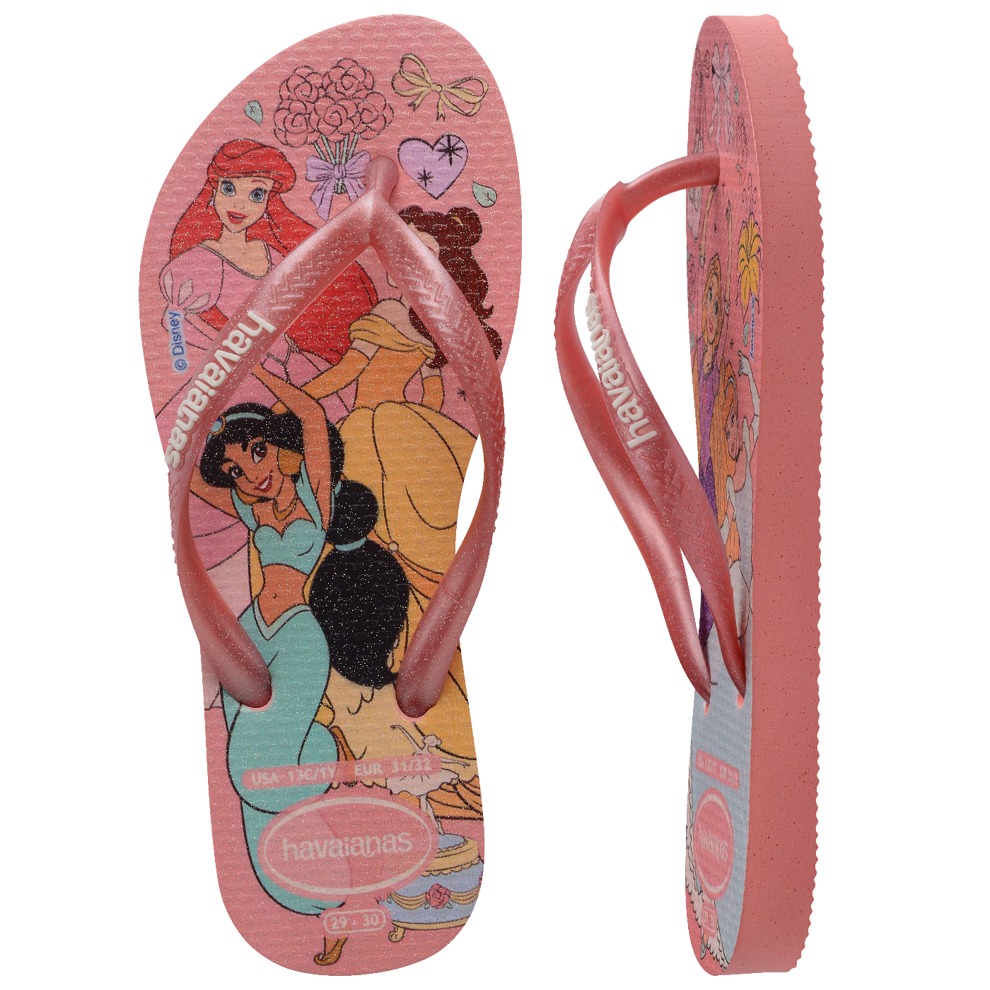 Chinelo Havaianas Infantil Slim Princesas