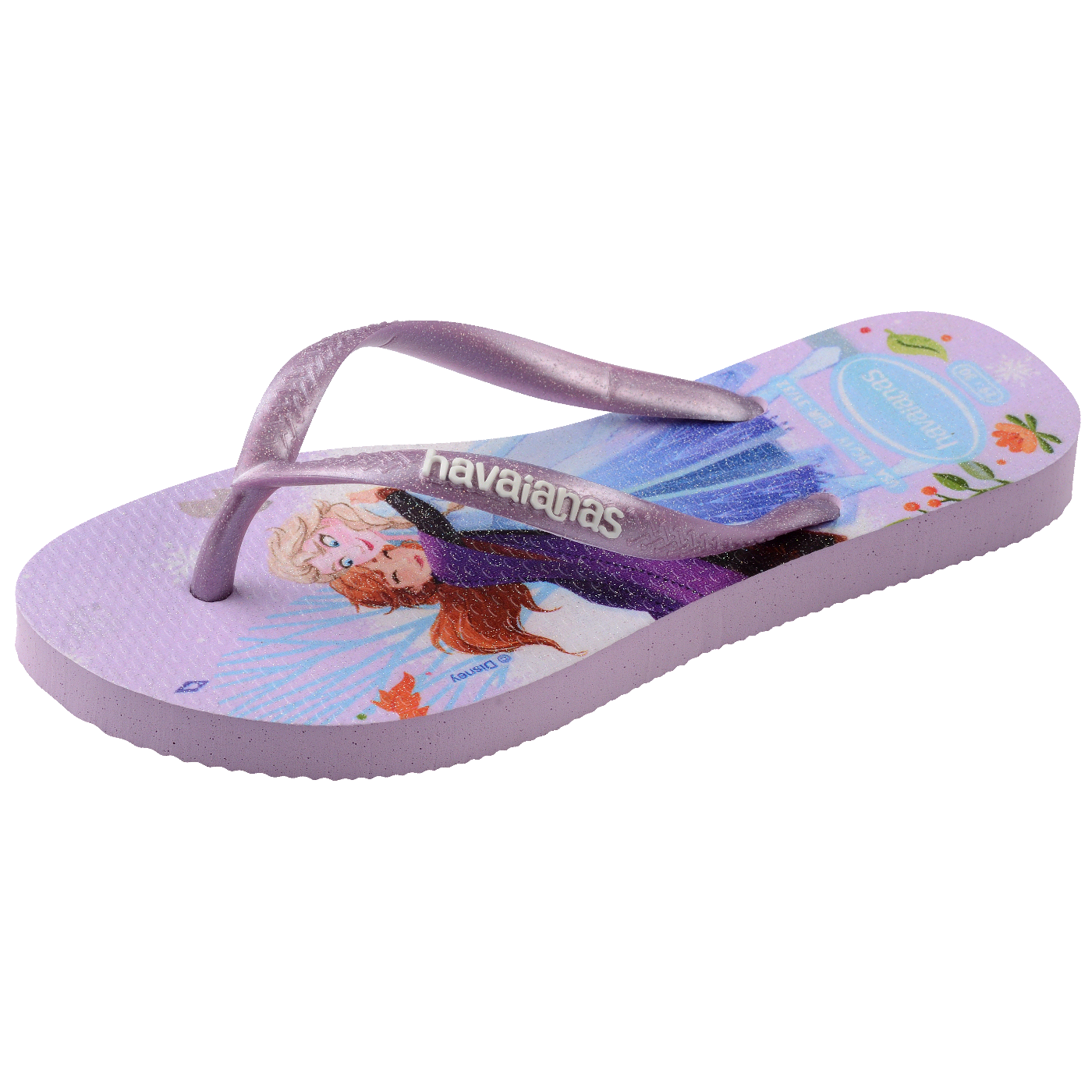 Chinelo Havaianas Infantil Slim Princesas Frozen