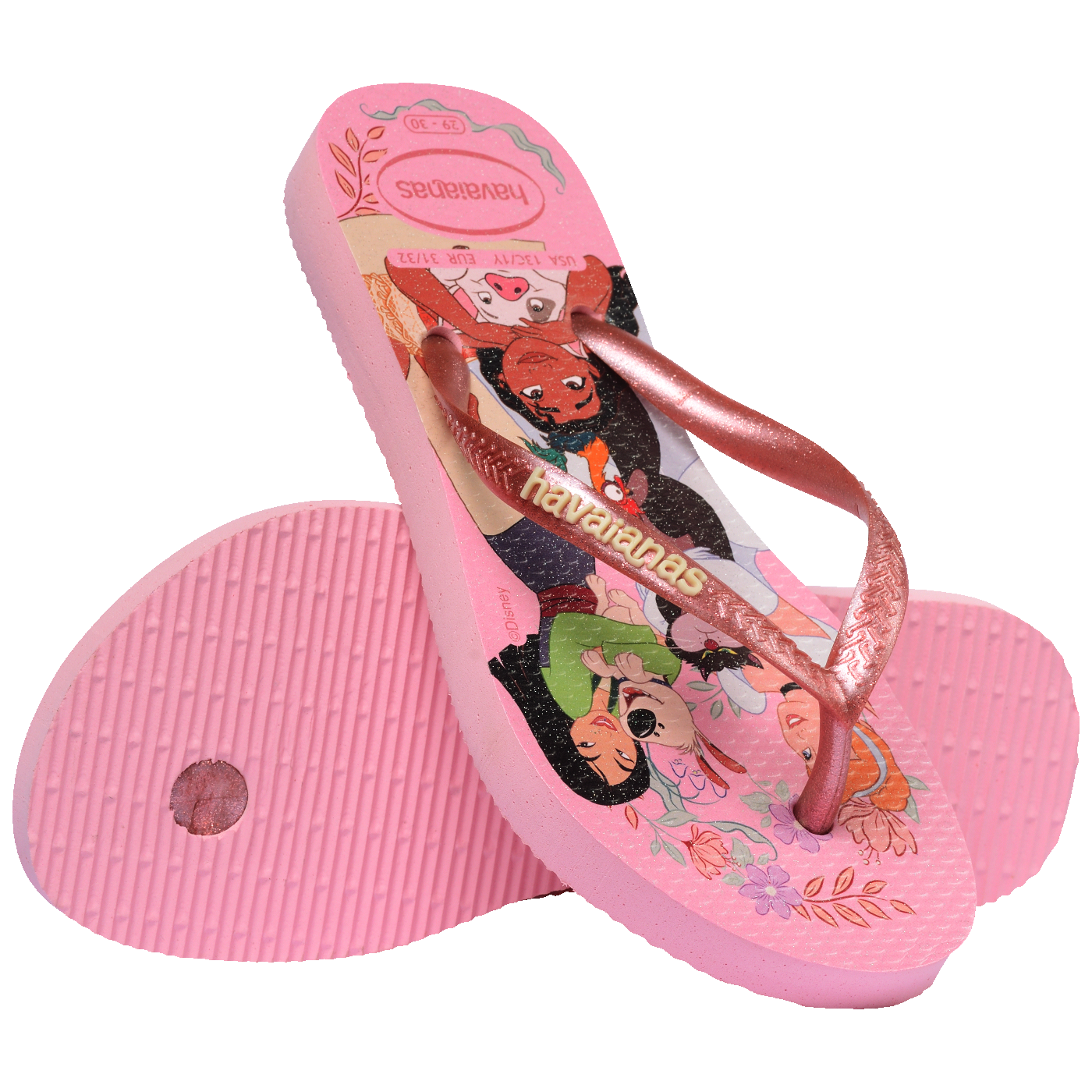 Chinelo Havaianas Infantil Slim Princesas