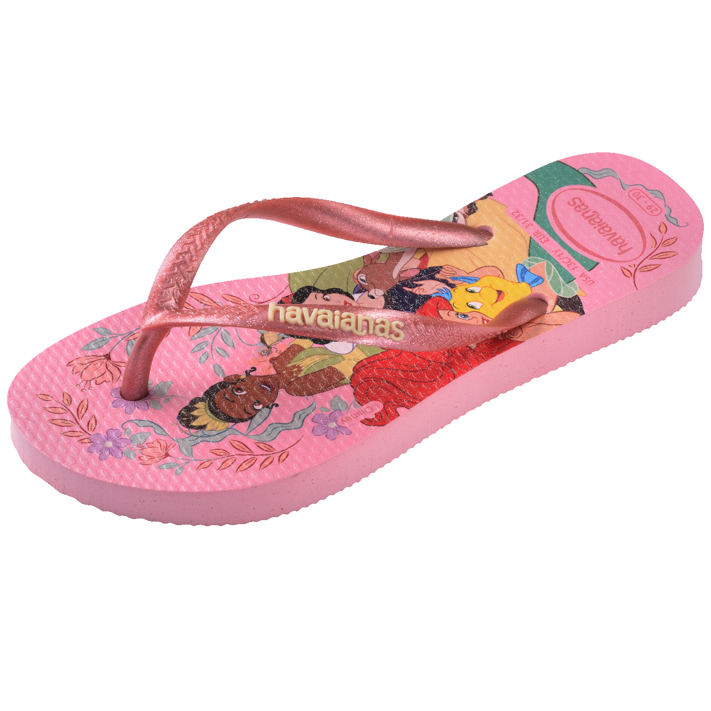 Chinelo Havaianas Infantil Slim Princesas