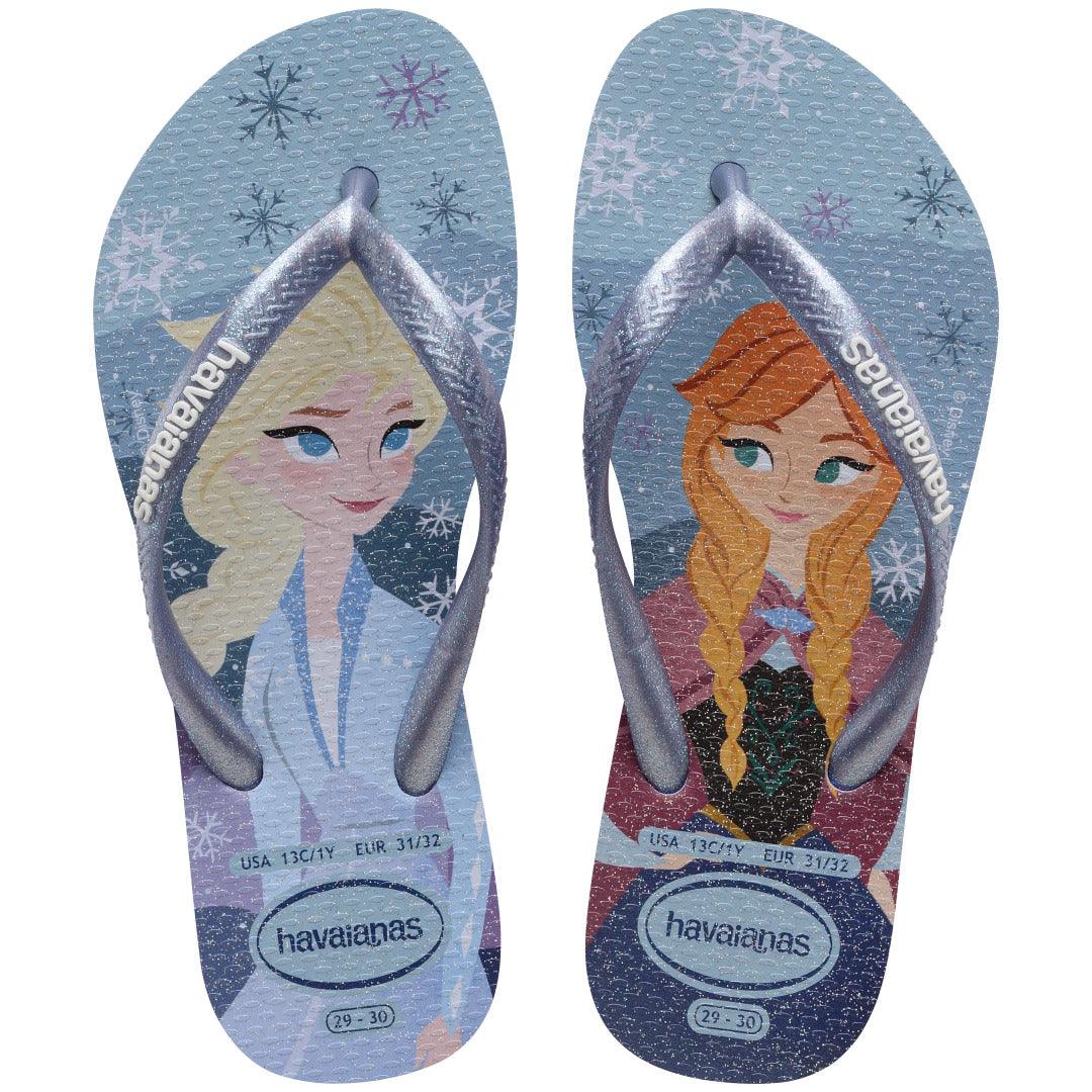 Chinelo Havaianas Infantil Slim Frozen Lilás - Brisa Lilás