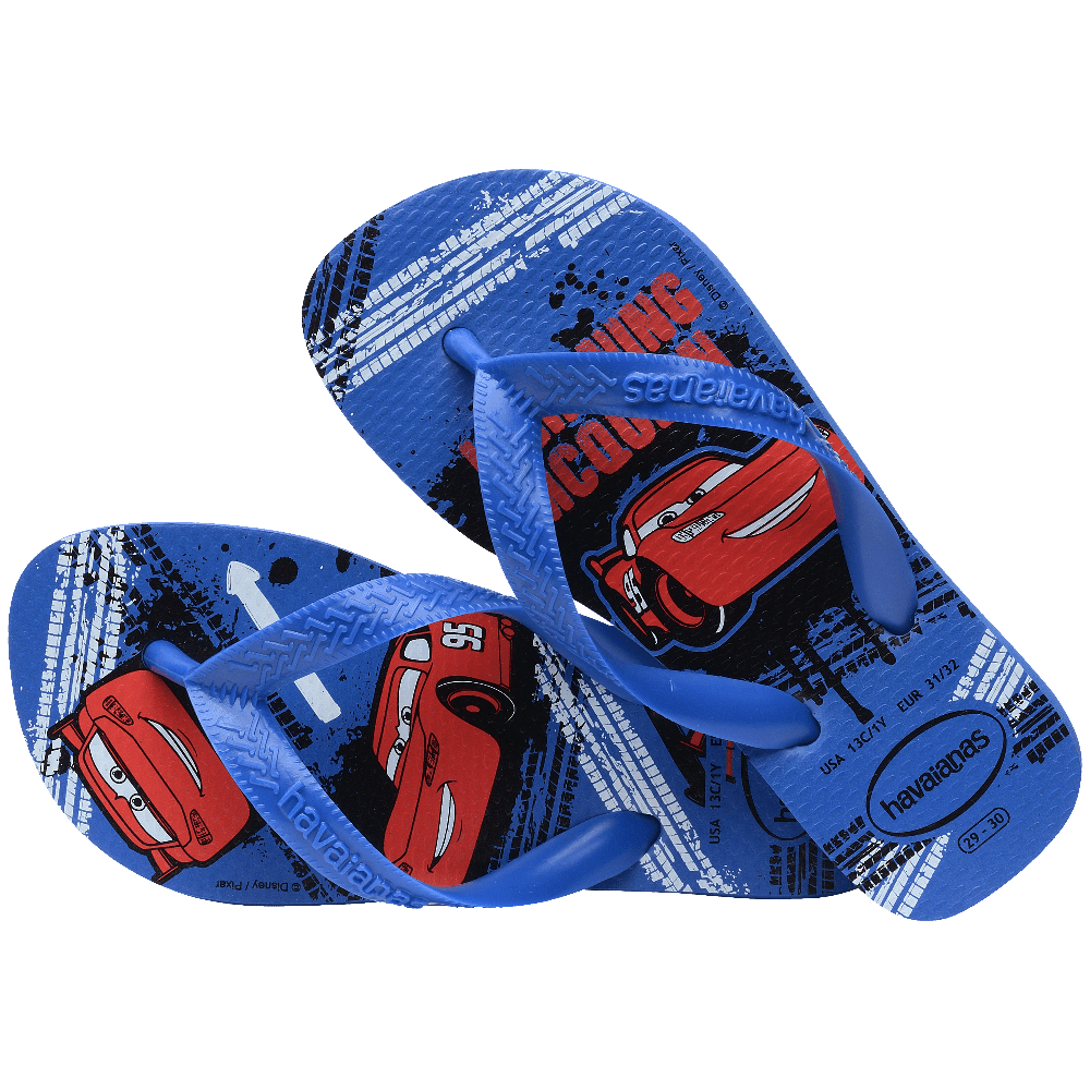 Chinelo Havaianas Kids Cars - Azul Estrela