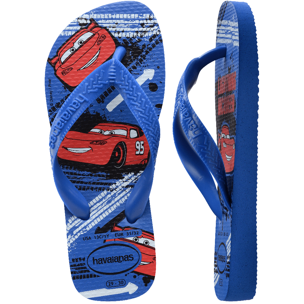Chinelo Havaianas Kids Cars - Azul Estrela