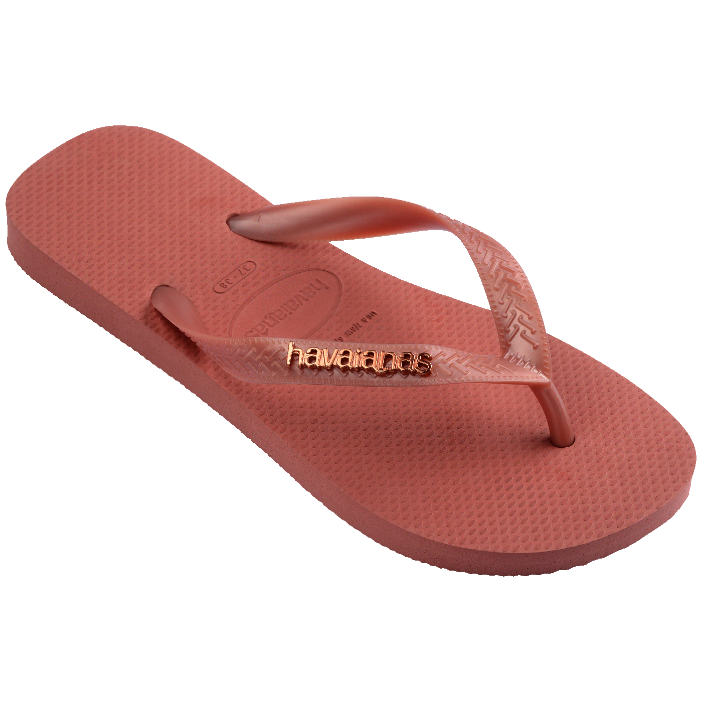 Chinelo Havaianas Top Logo Metálico