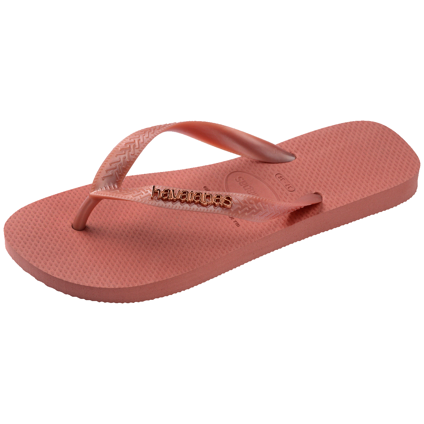 Chinelo Havaianas Top Logo Metálico