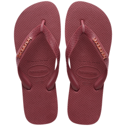 Chinelo Havaianas Top Logo Metálico