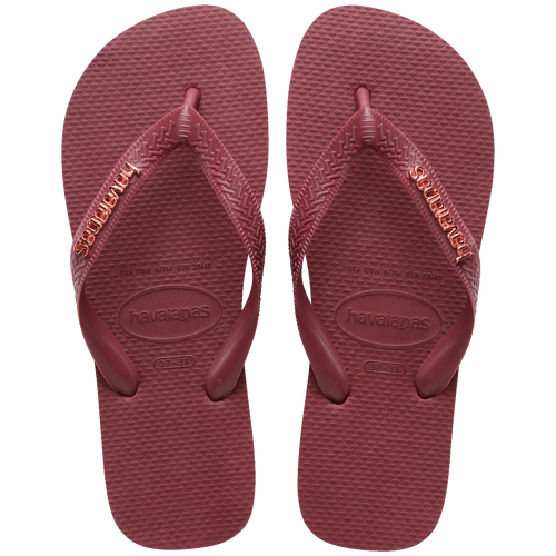Chinelo Havaianas Top Logo Metálico