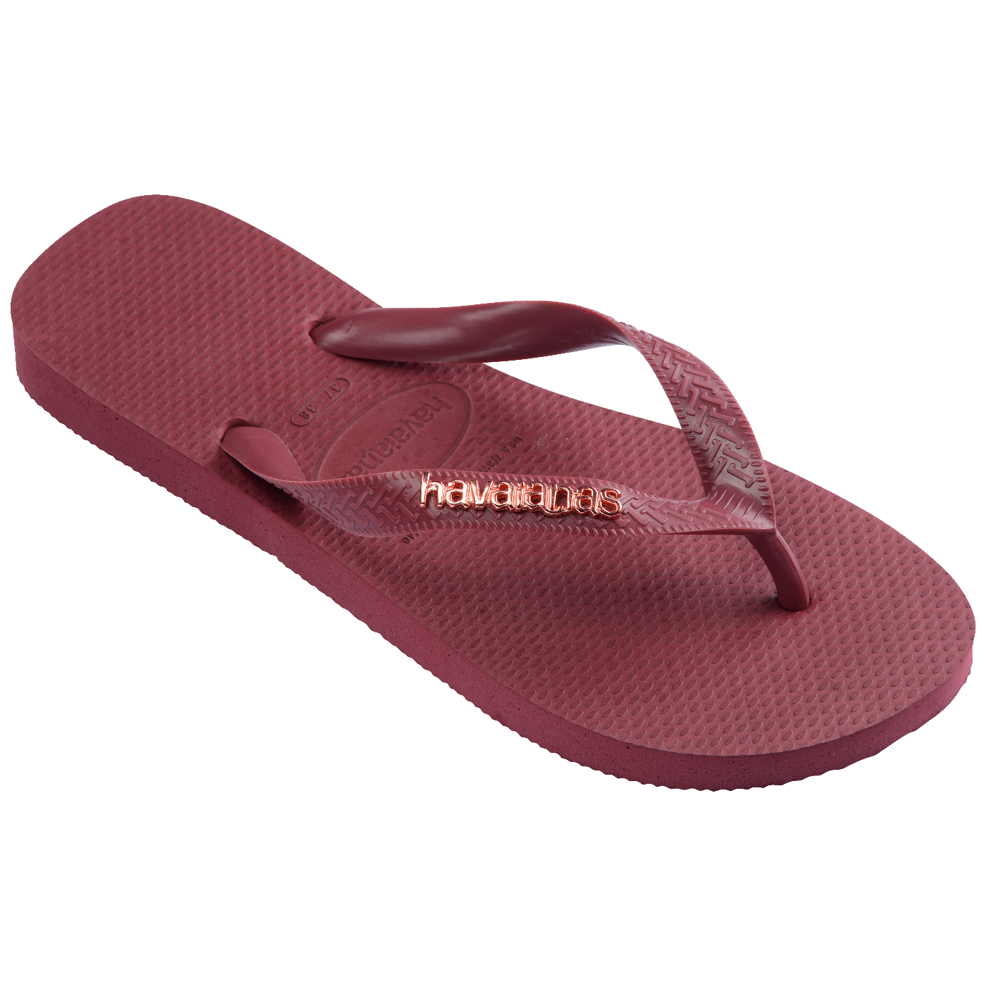 Chinelo Havaianas Top Logo Metálico