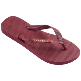 Chinelo Havaianas Top Logo Metálico
