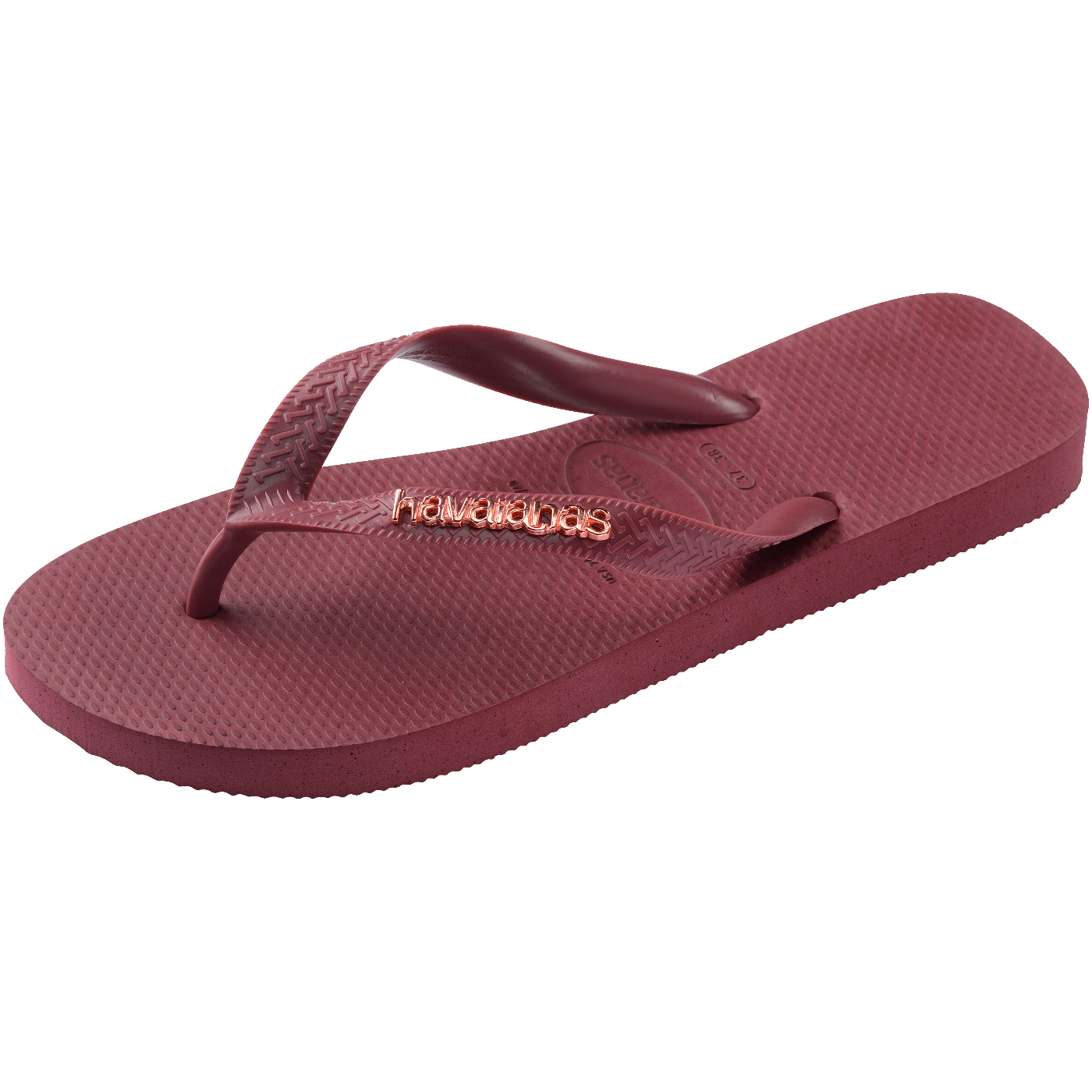 Chinelo Havaianas Top Logo Metálico